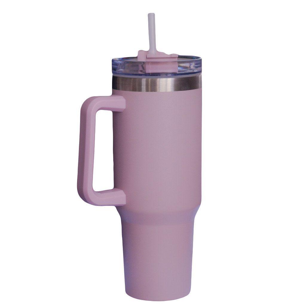 BOTELLA VASO TÉRMICO ROSADO CLARO-0