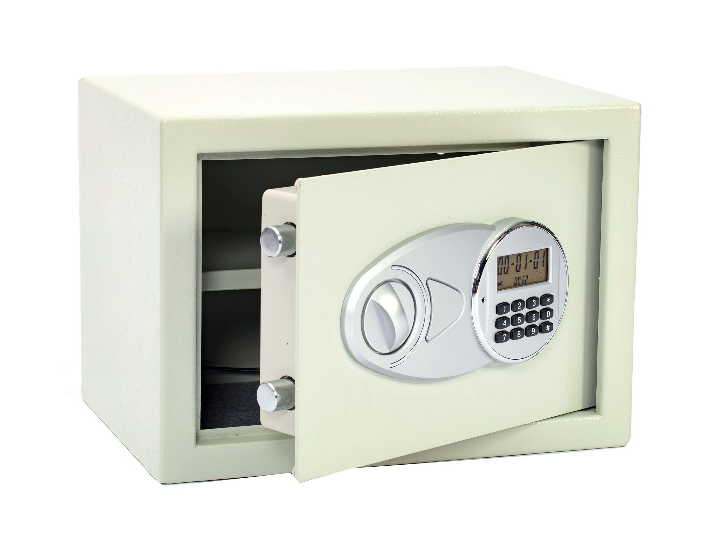 Caja de Seguridad marca BUTEN 17,7 Lts con llave y codigo-0