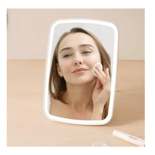 Espejo Led De Maquillaje Táctil Recargable-3