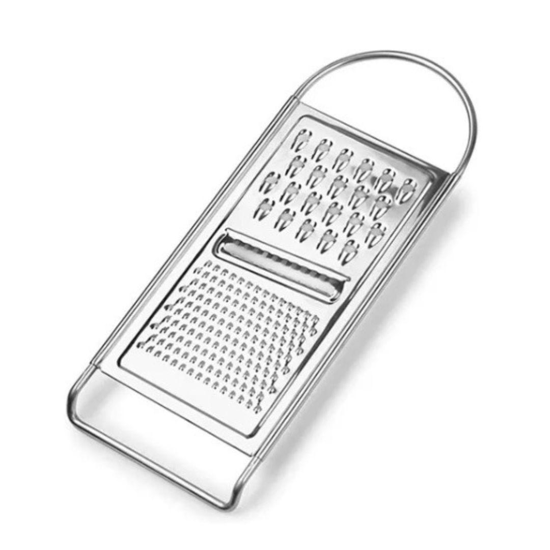 Rallador Plano De Cocina Profesional 3 En 1 Acero Inoxidable-0