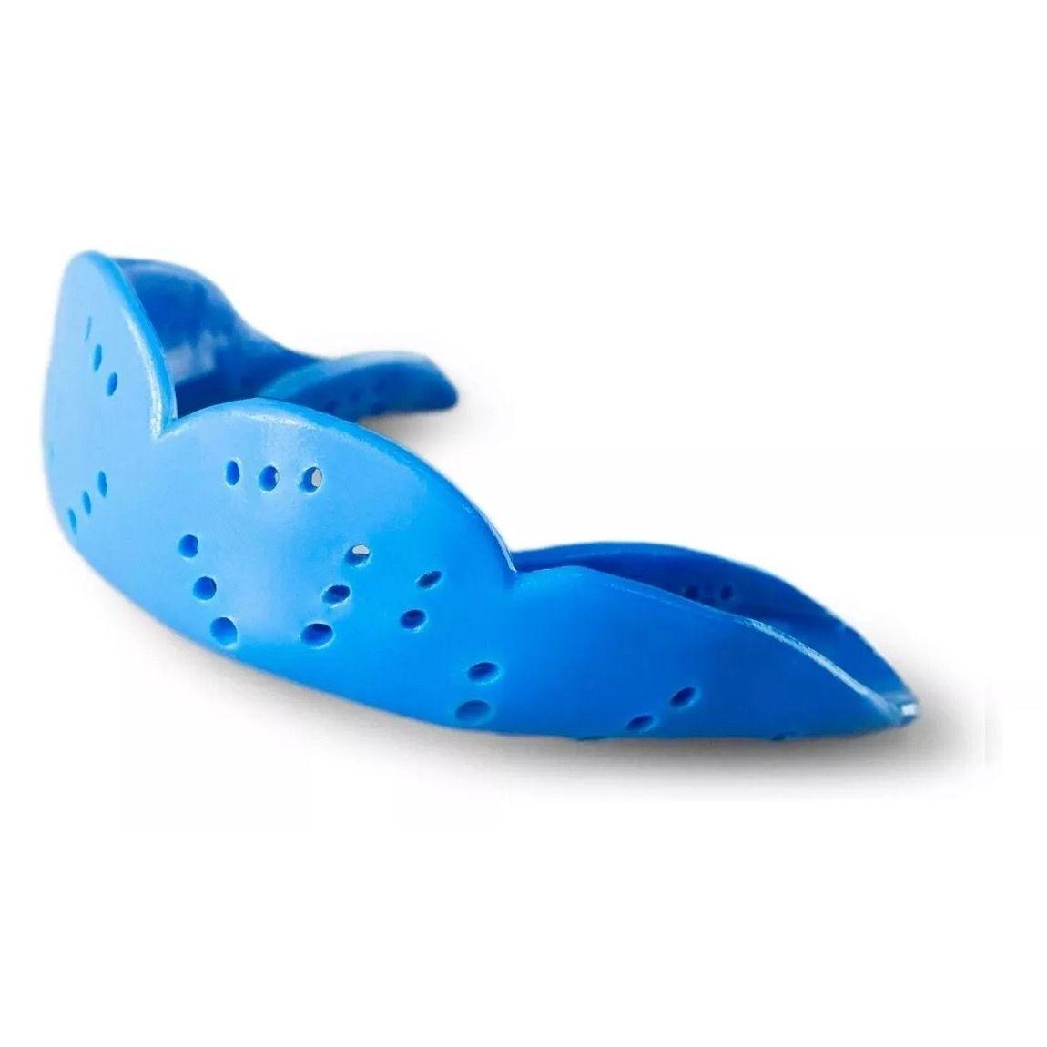 Protector Bucal Flat Aero. +10 Años. Altura 1,5 - 1,8m Rugby azul-0