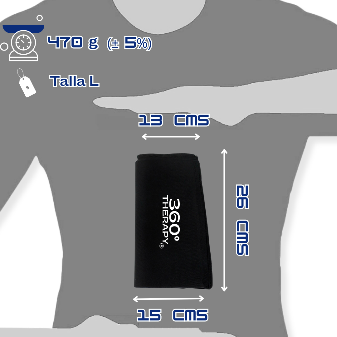 Compresa de Gel 360° Terapia Frío Y Calor. Rodilla Codo Tobillo-6