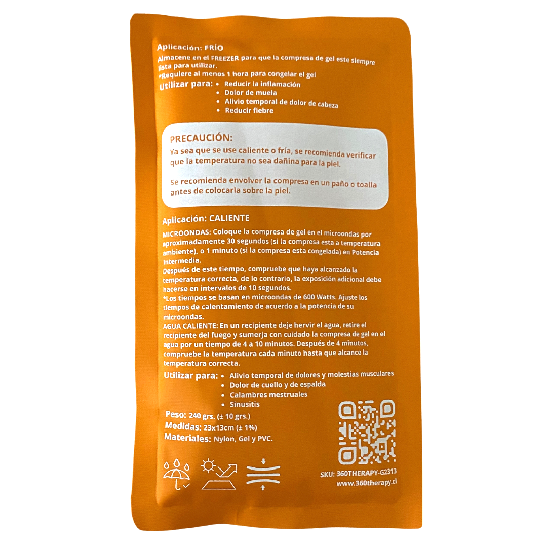 Compresa En Gel Frío/Calor - Gel Pack 13cm x 23cm-4