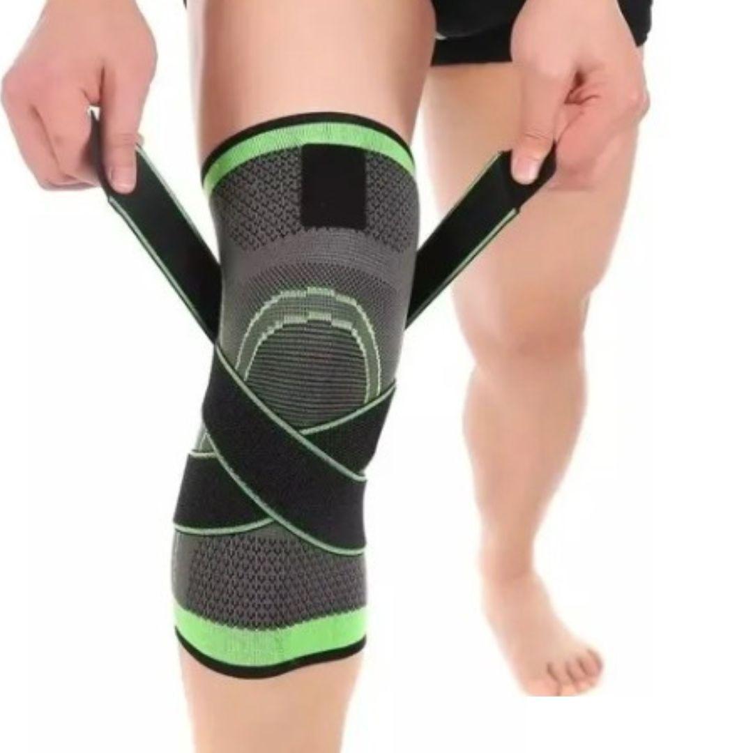 Venda Elástica Ajustable De Soporte Para Rodilla Con Velcro-0