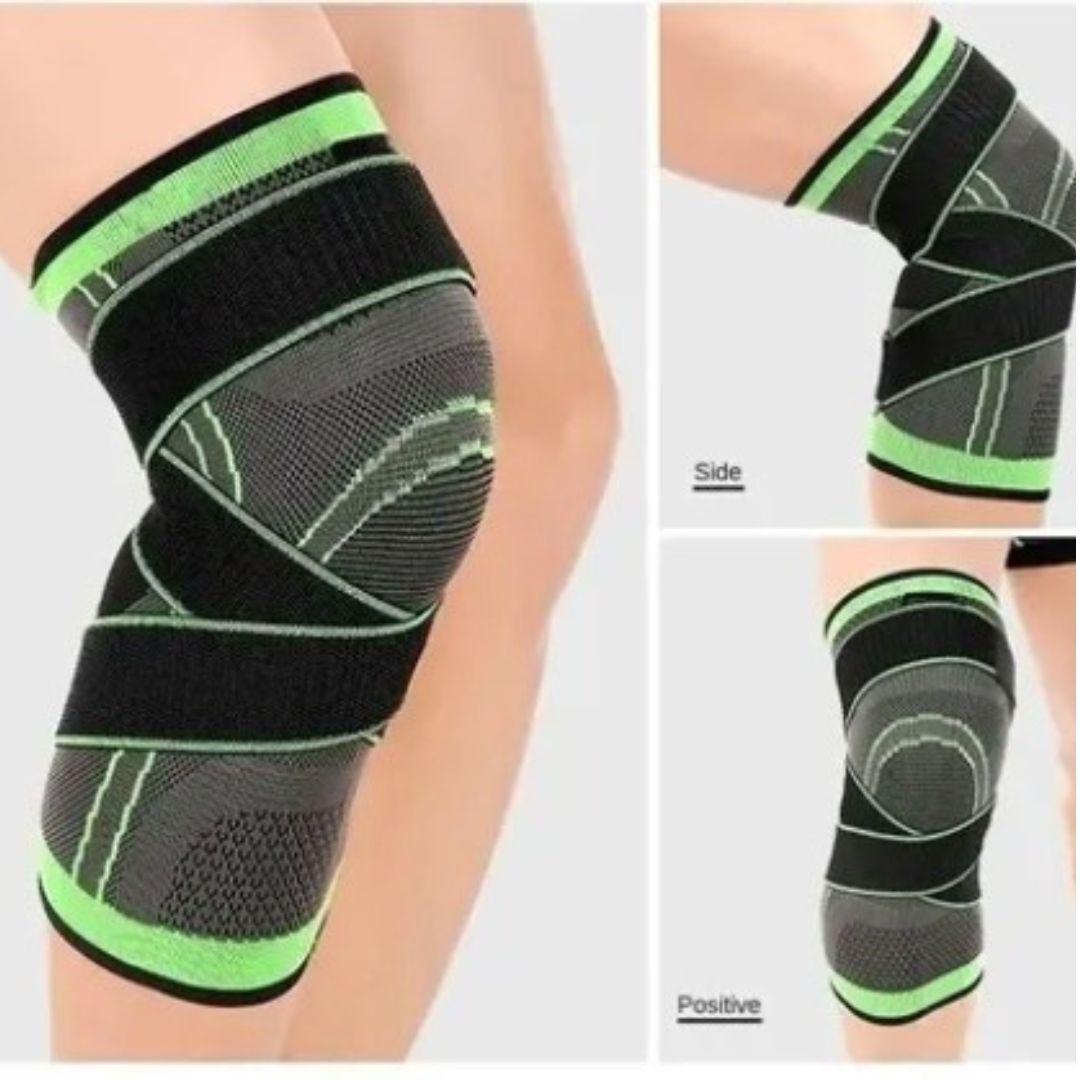 Venda Elástica Ajustable De Soporte Para Rodilla Con Velcro-1