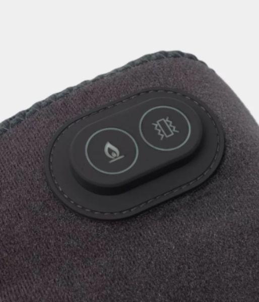 Masajeador Rodillera Compresa Caliente/ Vibración Usb Gris Oscuro-2