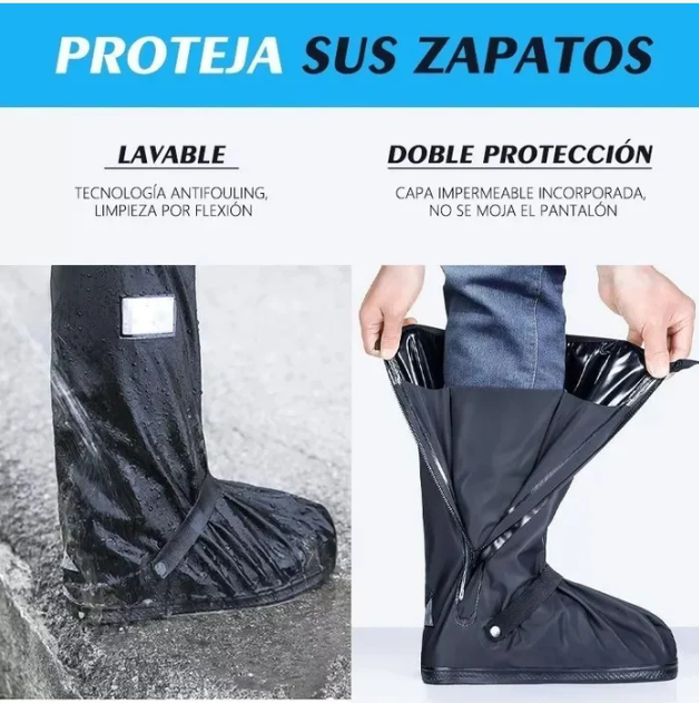 Polaina Trekking Impermeable Cubre Botas Lluvia Cubre Zapato-3