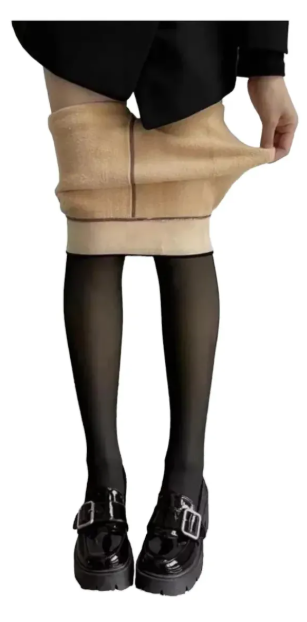 Calzas Panti Efecto Piel Polar Termica Mujer-2
