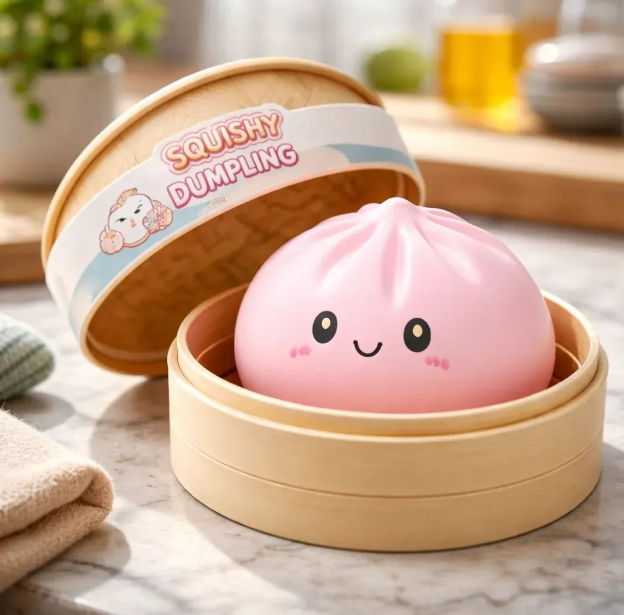 Juguete Dumpling Squishy Sorpresa Mystery Rainbow Fidget Antiestres-3