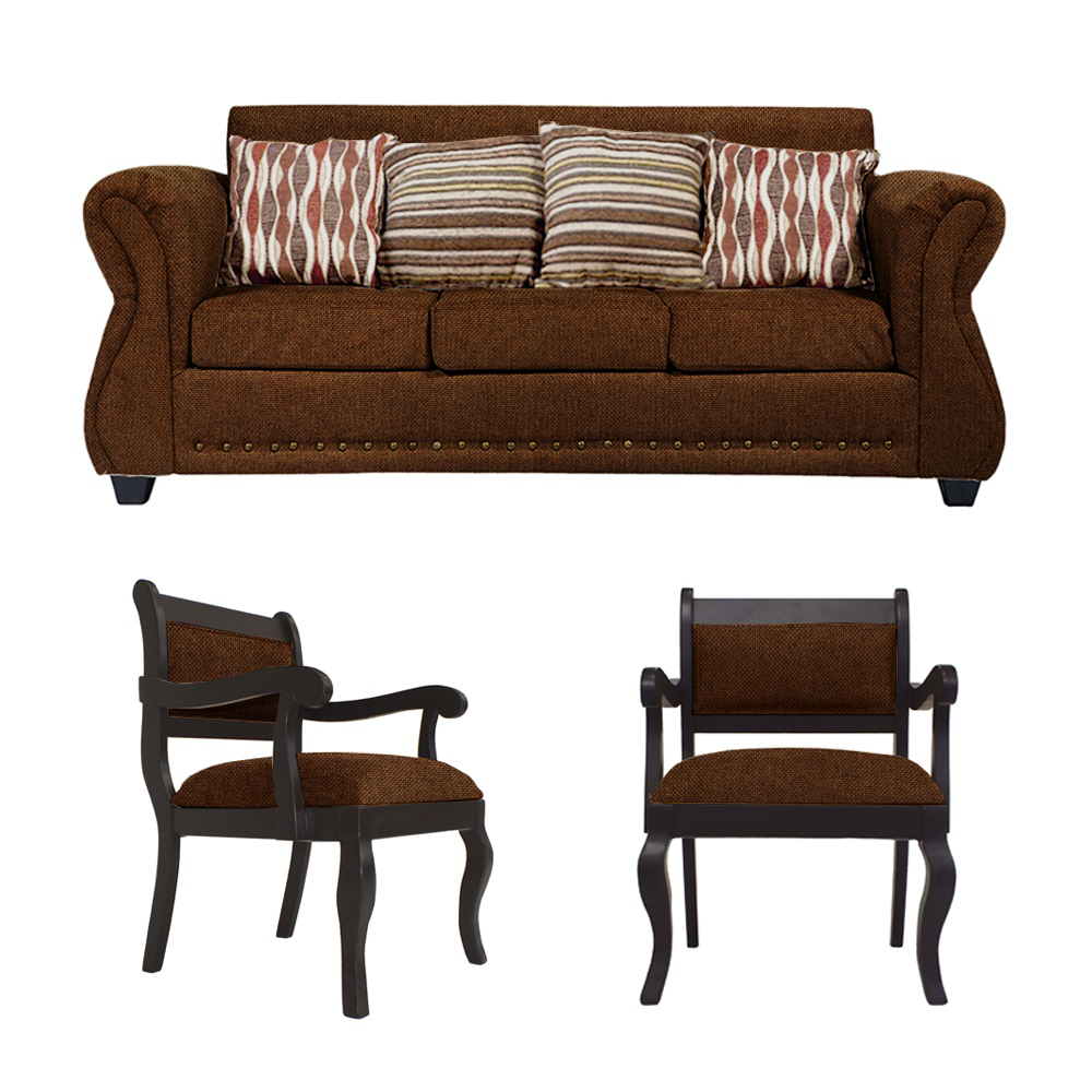 Living Roma 3-1-1 Tela Café-0