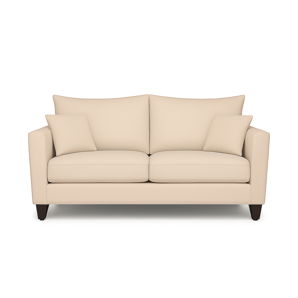 Sofá 3 y 2 Cuerpos Pipa en Tela Beige, Set para Living-5