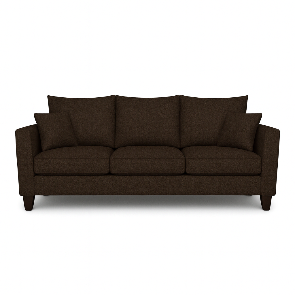 Sofá 3 Cuerpos Pipa Café Tela – Confort y Estilo para tu Hogar-3