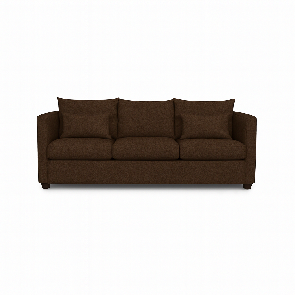 Sofá 3 Cuerpos Pipa Café Tela – Confort y Estilo para tu Hogar-4