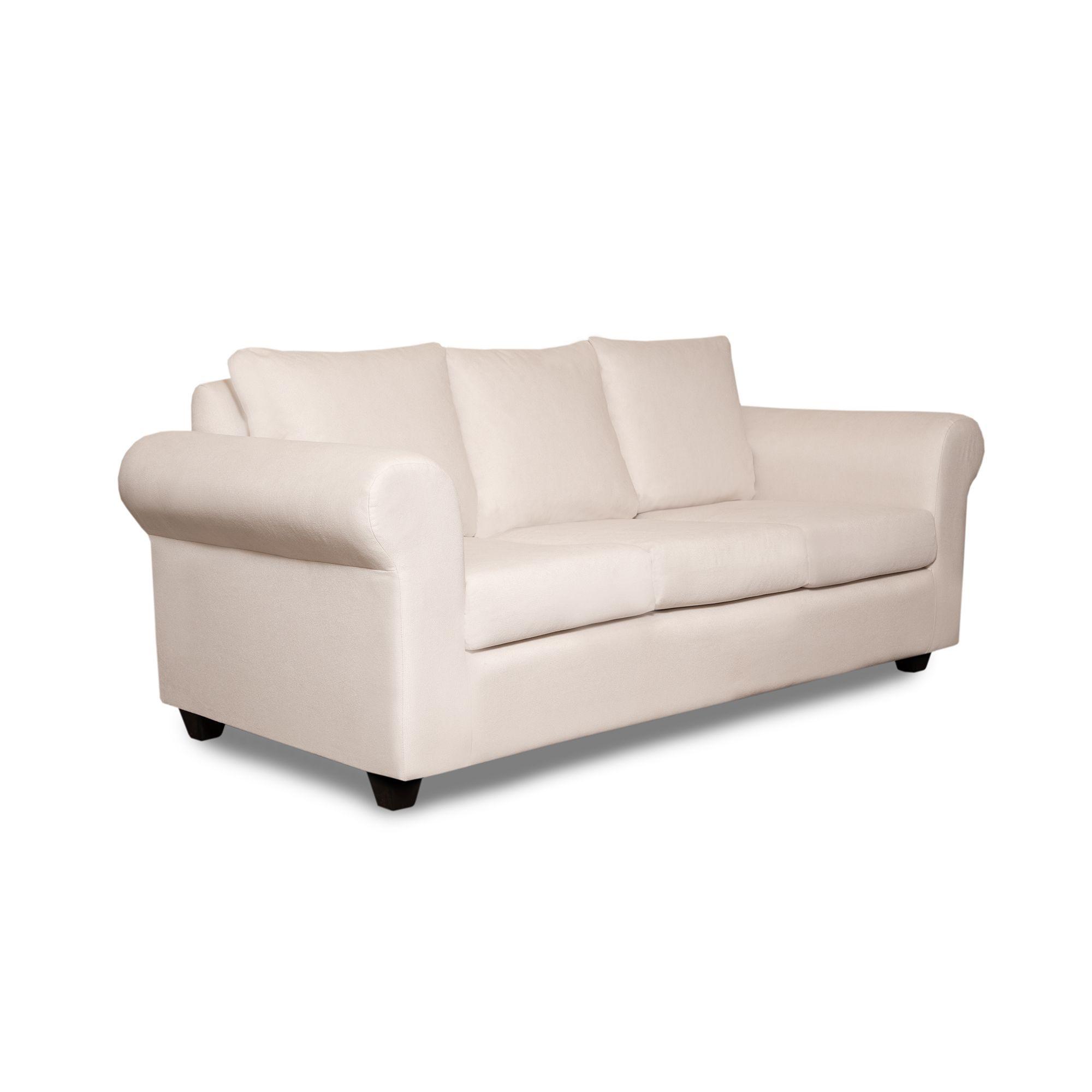 Sofá 3 Cuerpos Pavia Beige Tela – Confort y Estilo para tu Hogar-4