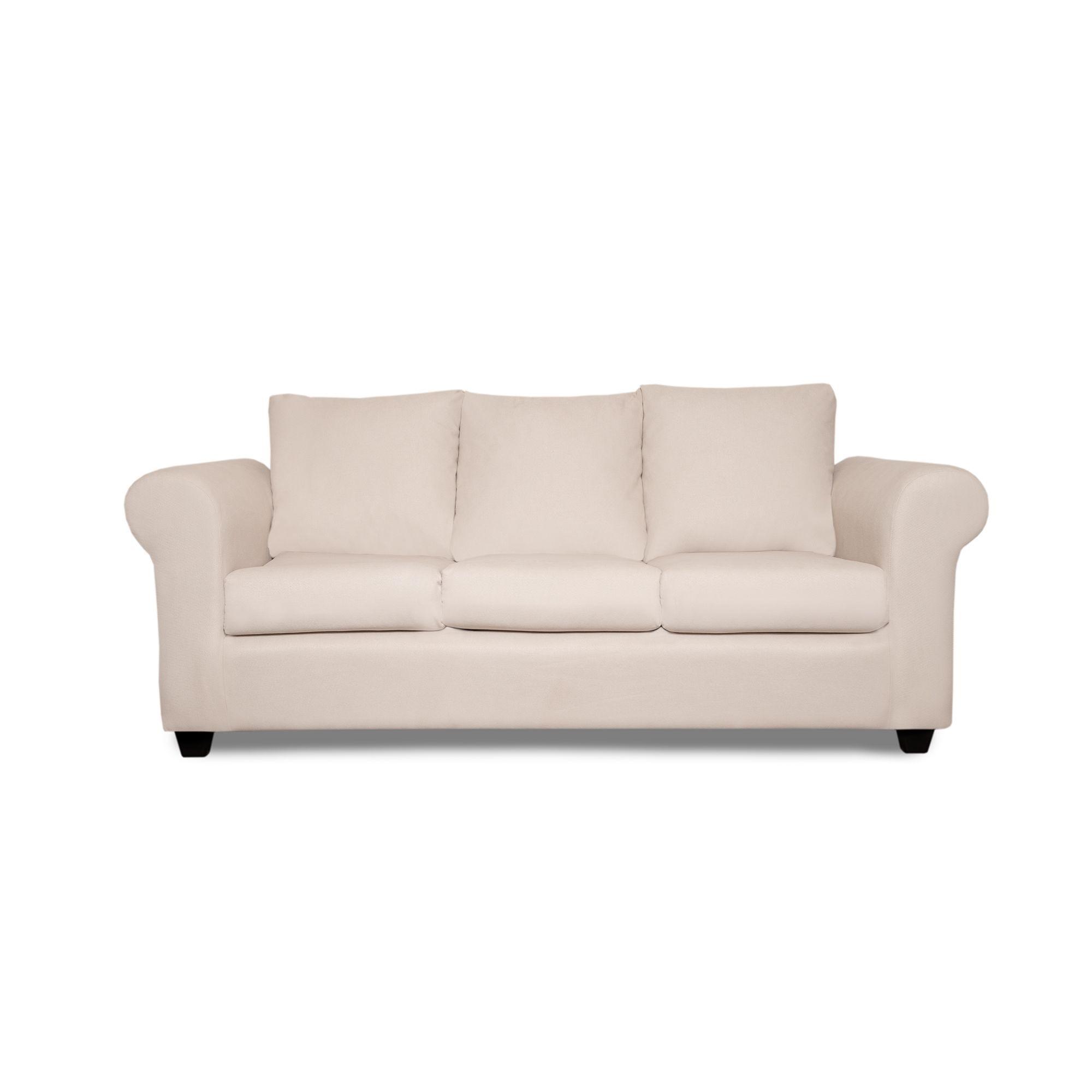Sofá 3 Cuerpos Pavia Beige Tela – Confort y Estilo para tu Hogar-5