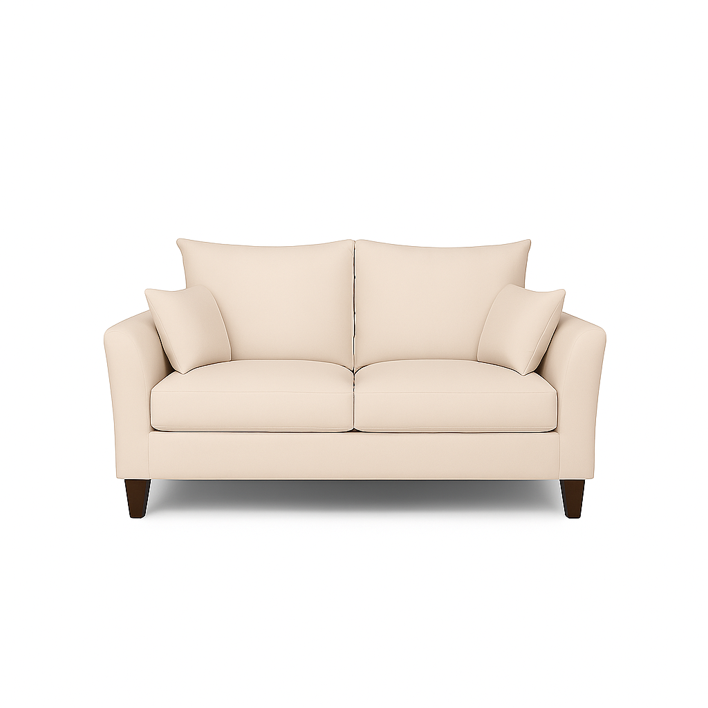 Sofá 3 y 2 Cuerpos Petra en Tela Beige, Set para Living-5