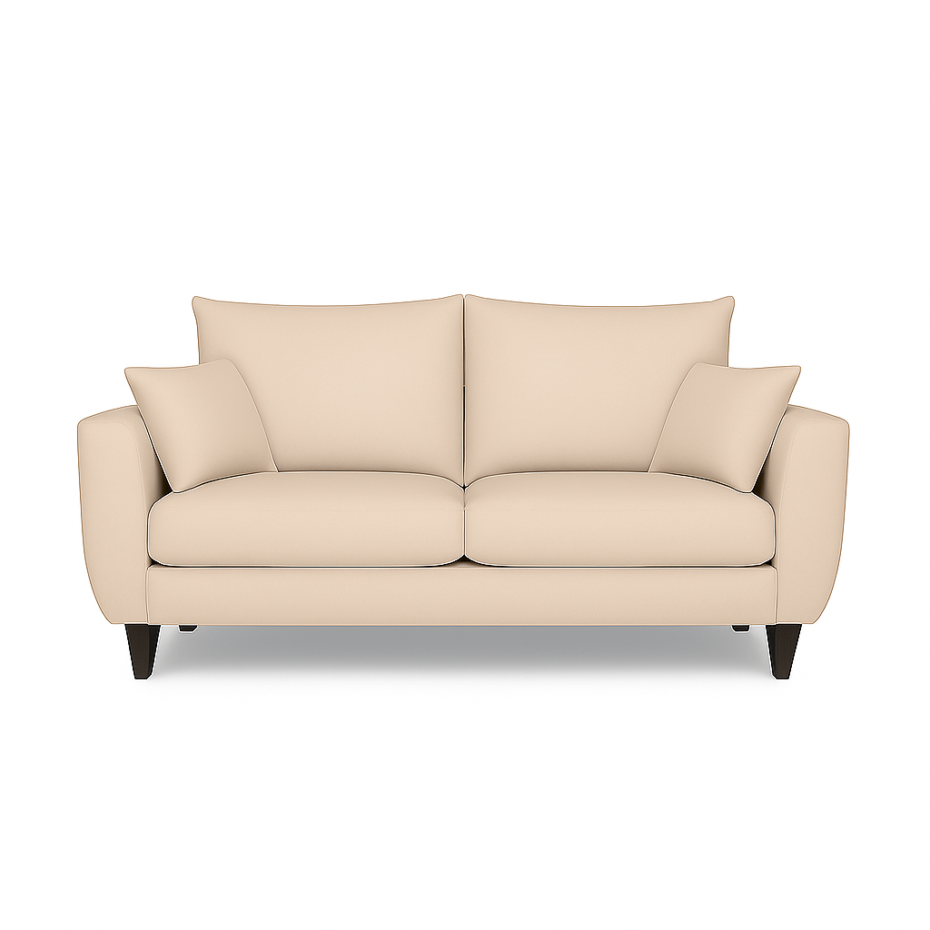 Sofá 3 y 2 Cuerpos Porter en Tela Beige, Set para Living-5