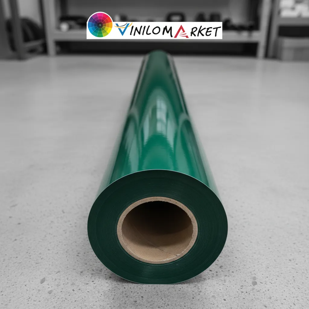 Vinilo Adhesivo De Corte Verde Bosque De 30 Cm X 10 Mts-6
