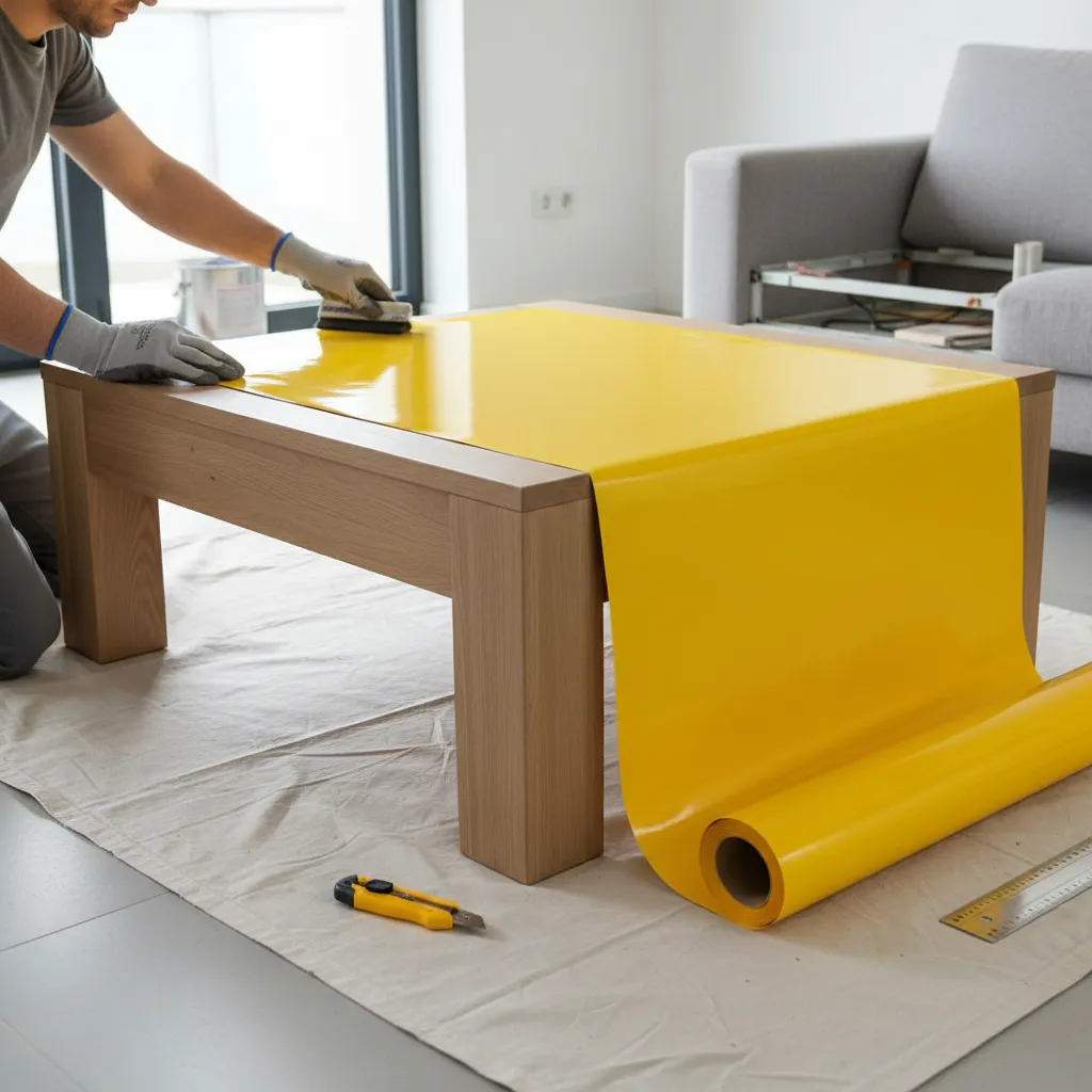 Vinilos Adhesivos De Corte Amarillo Suave 61 Cms X 5 Mts-2