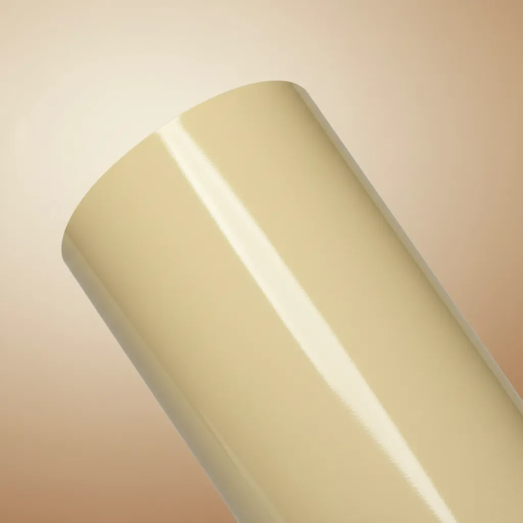 Vinilos Adhesivos De Corte Beige Brillante 61 Cms X Mts-3