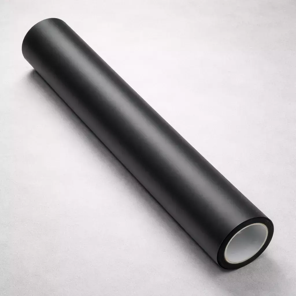 Vinilo Adhesivo De Corte Negro Mate De 30 Cm X 10 Mts-0