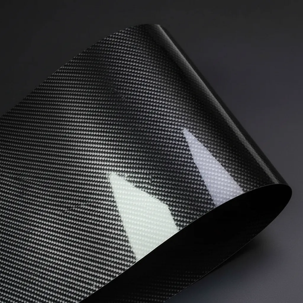 Vinilo Vehicular Fibra De Carbono 6D 1 52 x Mts Wrap Alta Calidad-2