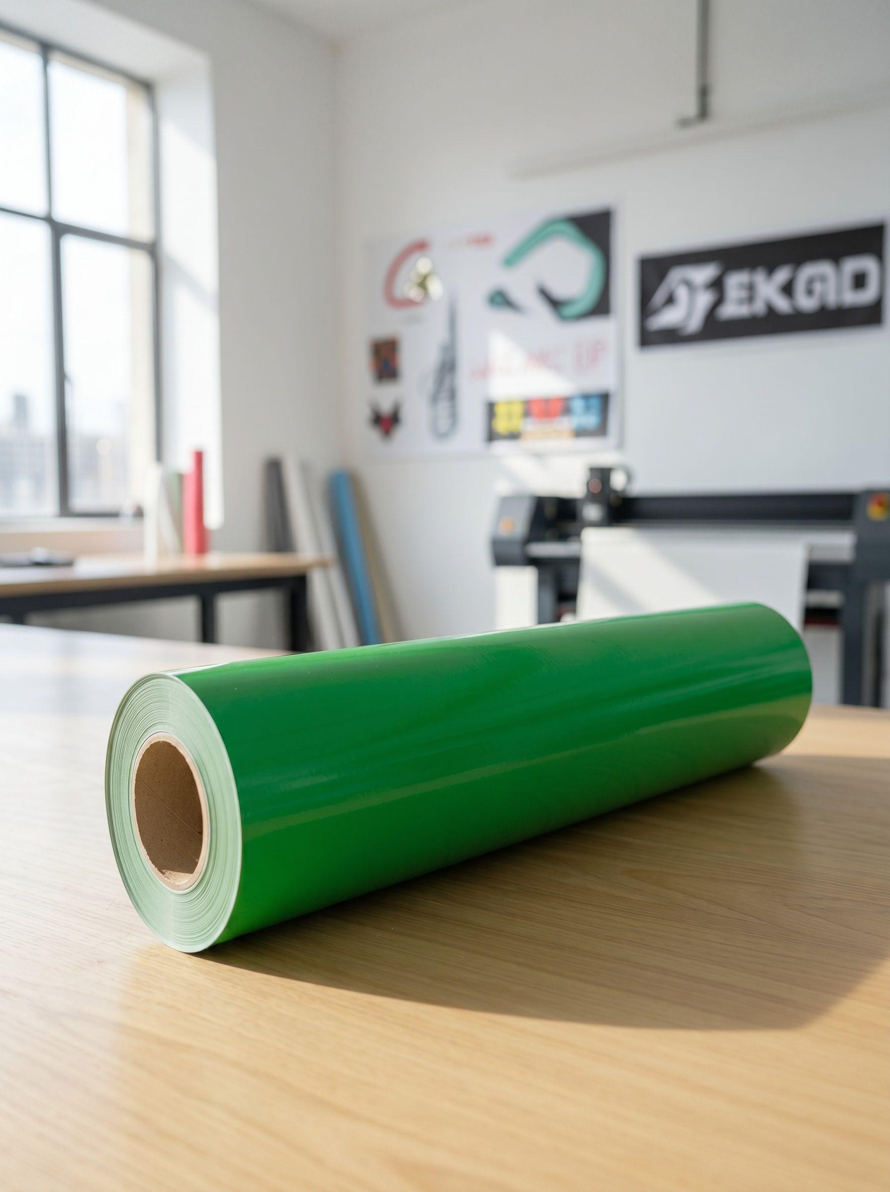 Vinilos Adhesivos De Corte Verde Medio 61 Cms X 5 Mts-1