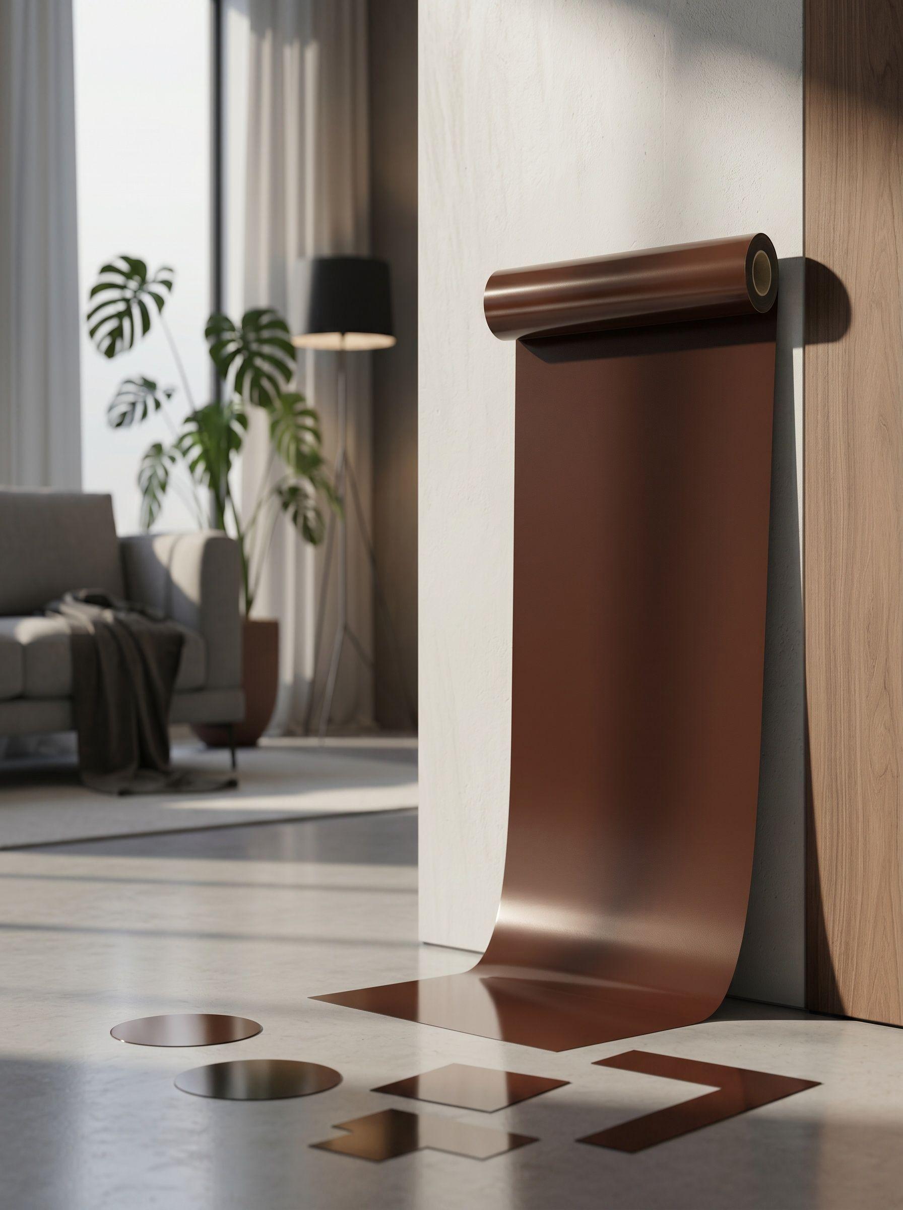Vinilos Adhesivos De Corte Cafe Oscuro 61 Cms X 5 Mts-3