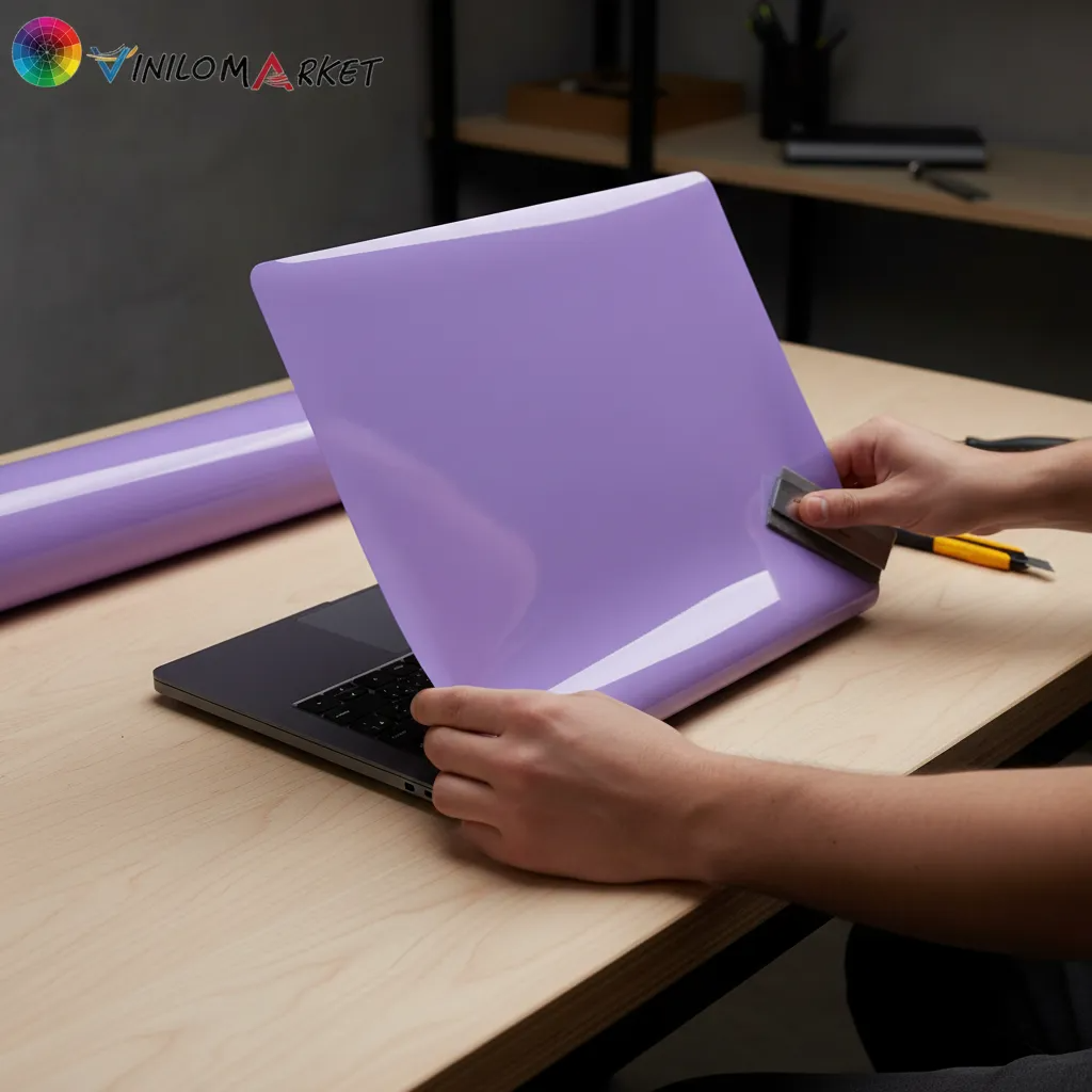Vinilos Adhesivos De Corte Violeta 61 Cms X 5 Mts-5