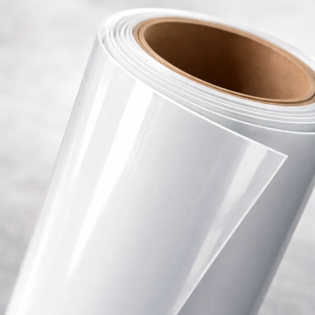 Vinilo Adhesivo De Corte Blanco Brillante De 30 Cm X 10 Mts-2