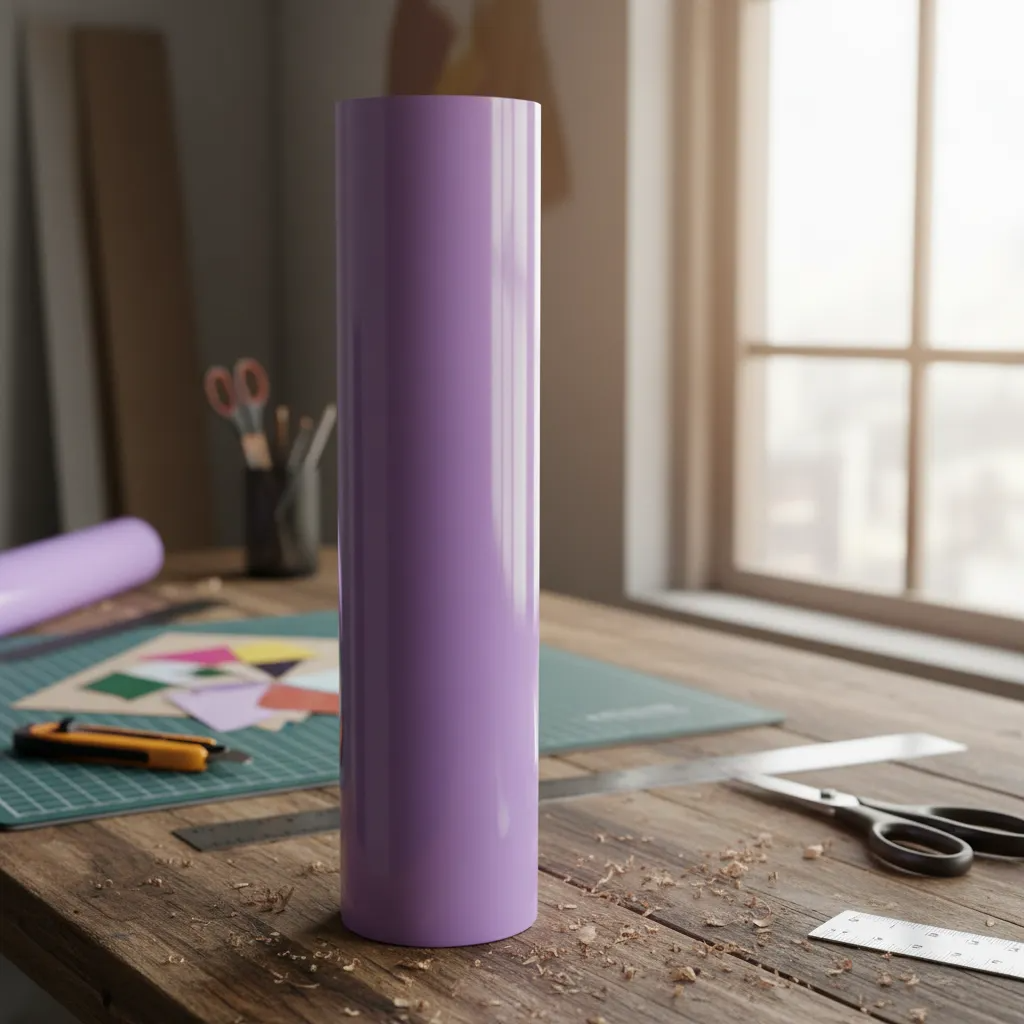 Vinilo Adhesivo De Corte Violeta Suave De 30 Cm X 10 Mts-8