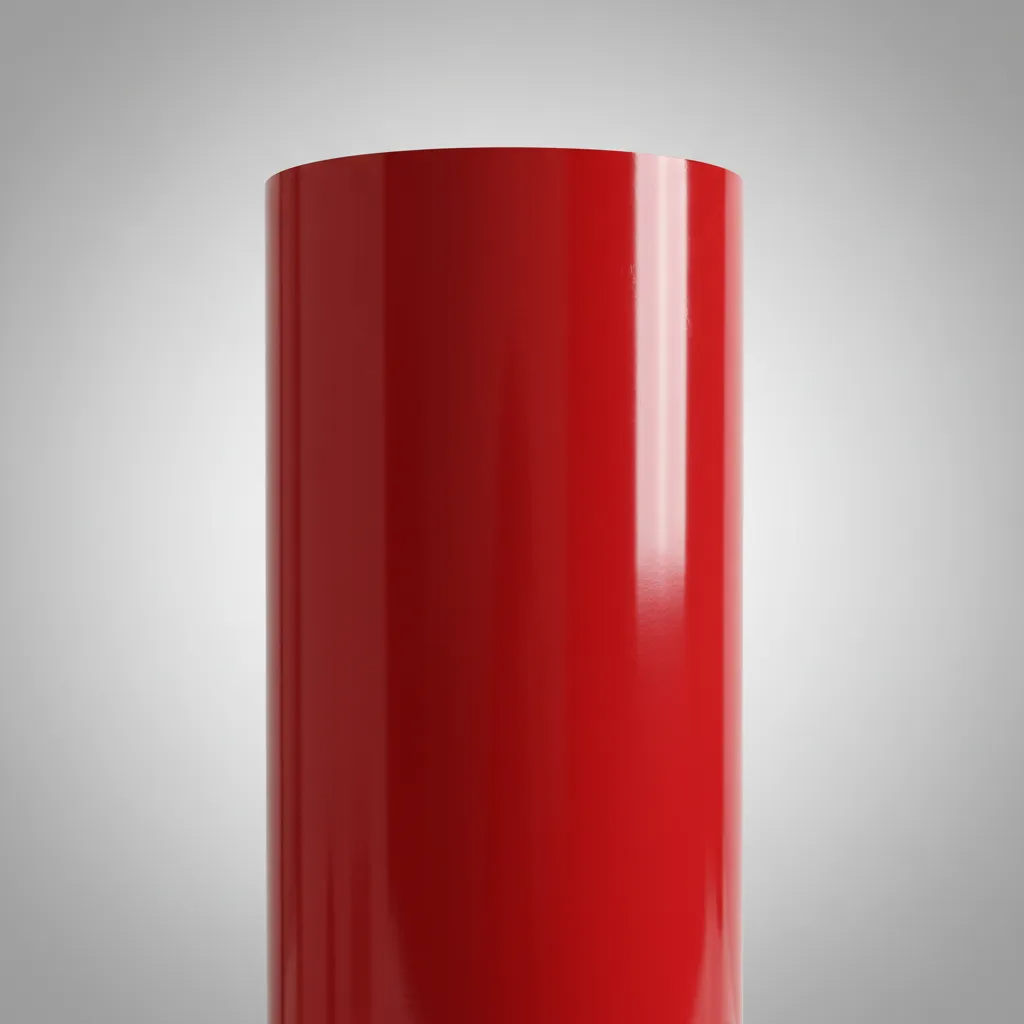Vinilo Adhesivo De Corte Rojo Amapola De 30 Cm X 10 Mts-2
