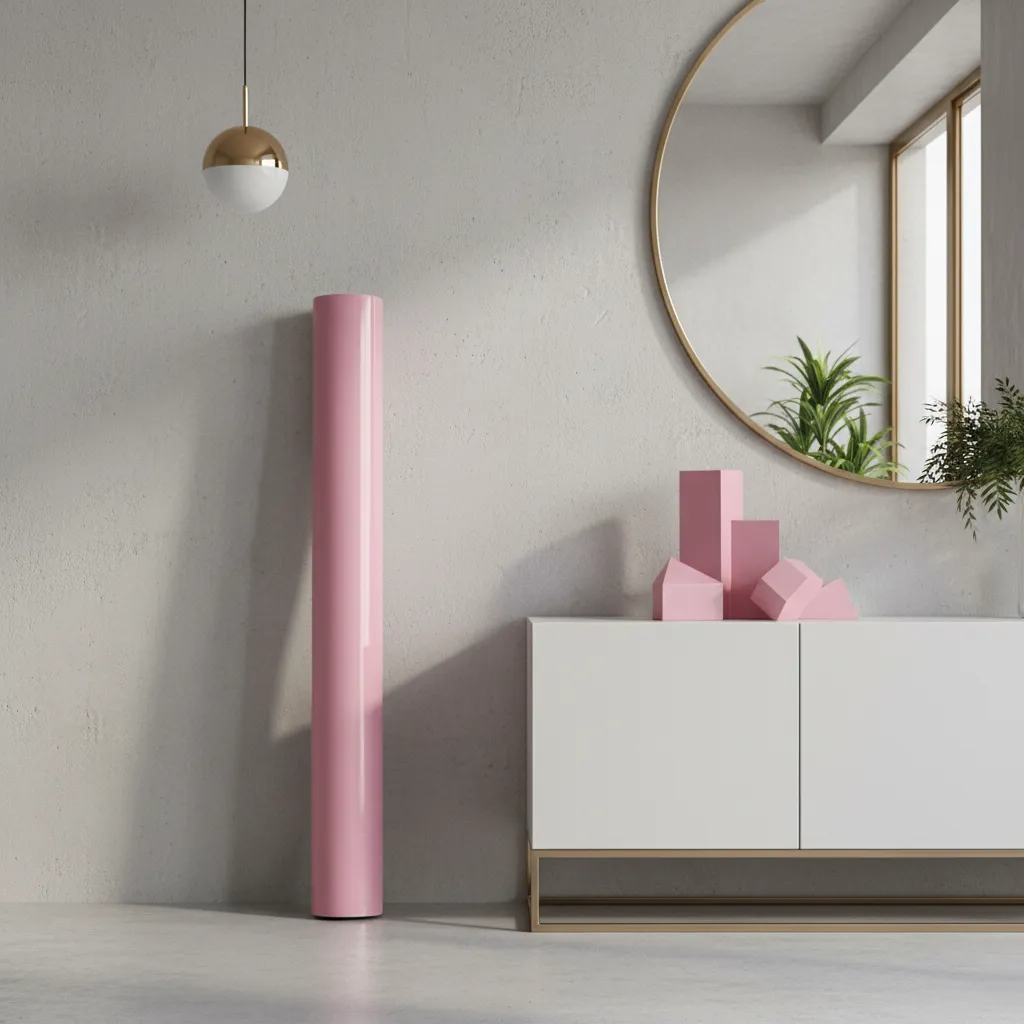 Vinilos Adhesivos De Corte Rosado Suave Brillante 61 Cms X Mts-6