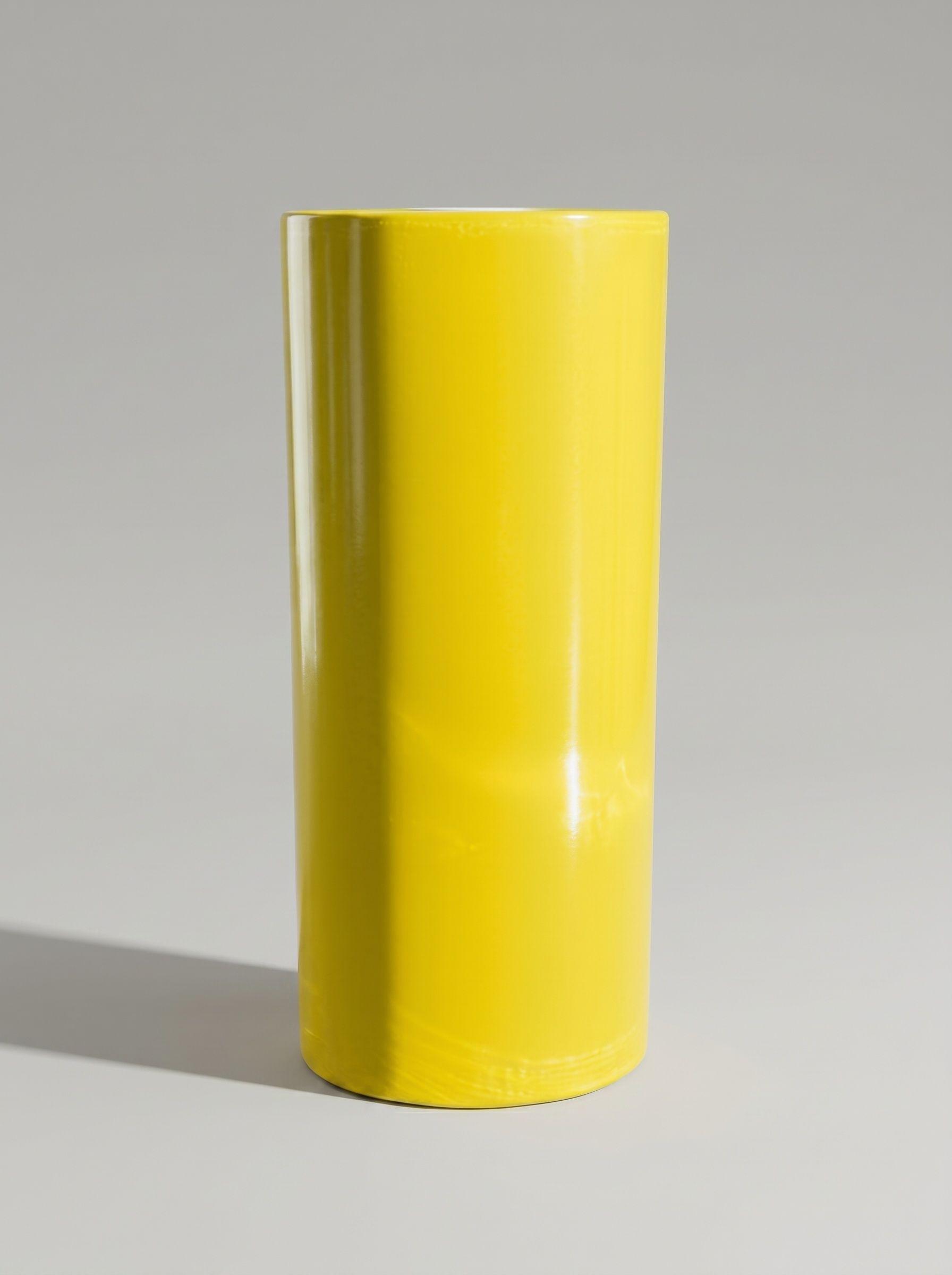 Vinilo Adhesivo De Corte Amarillo Suave Brillante De 30 Cm X 10 Mts-2