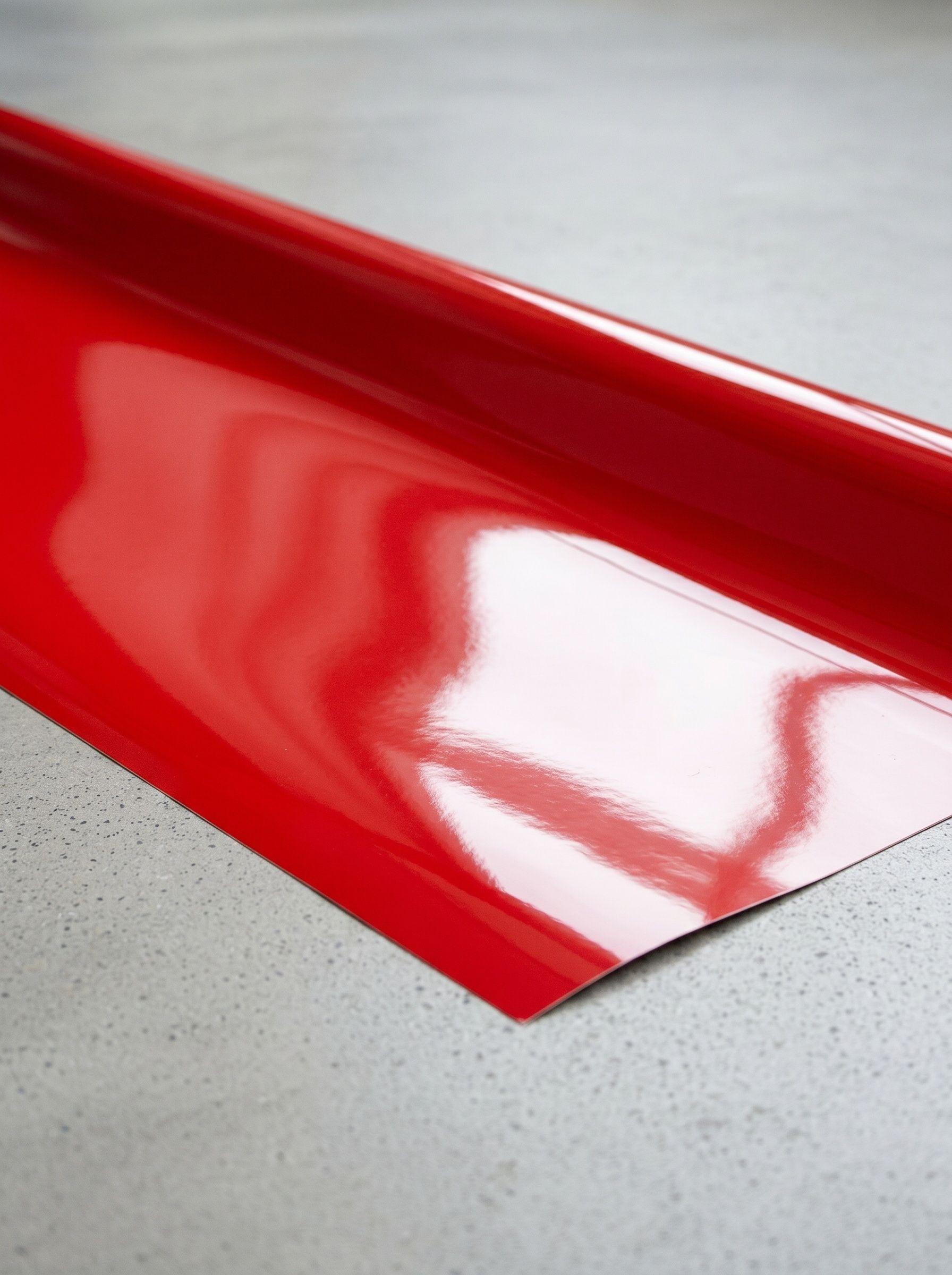Vinilos Adhesivos De Corte Rojo Amapola Brillante 61 Cms X Mts-3