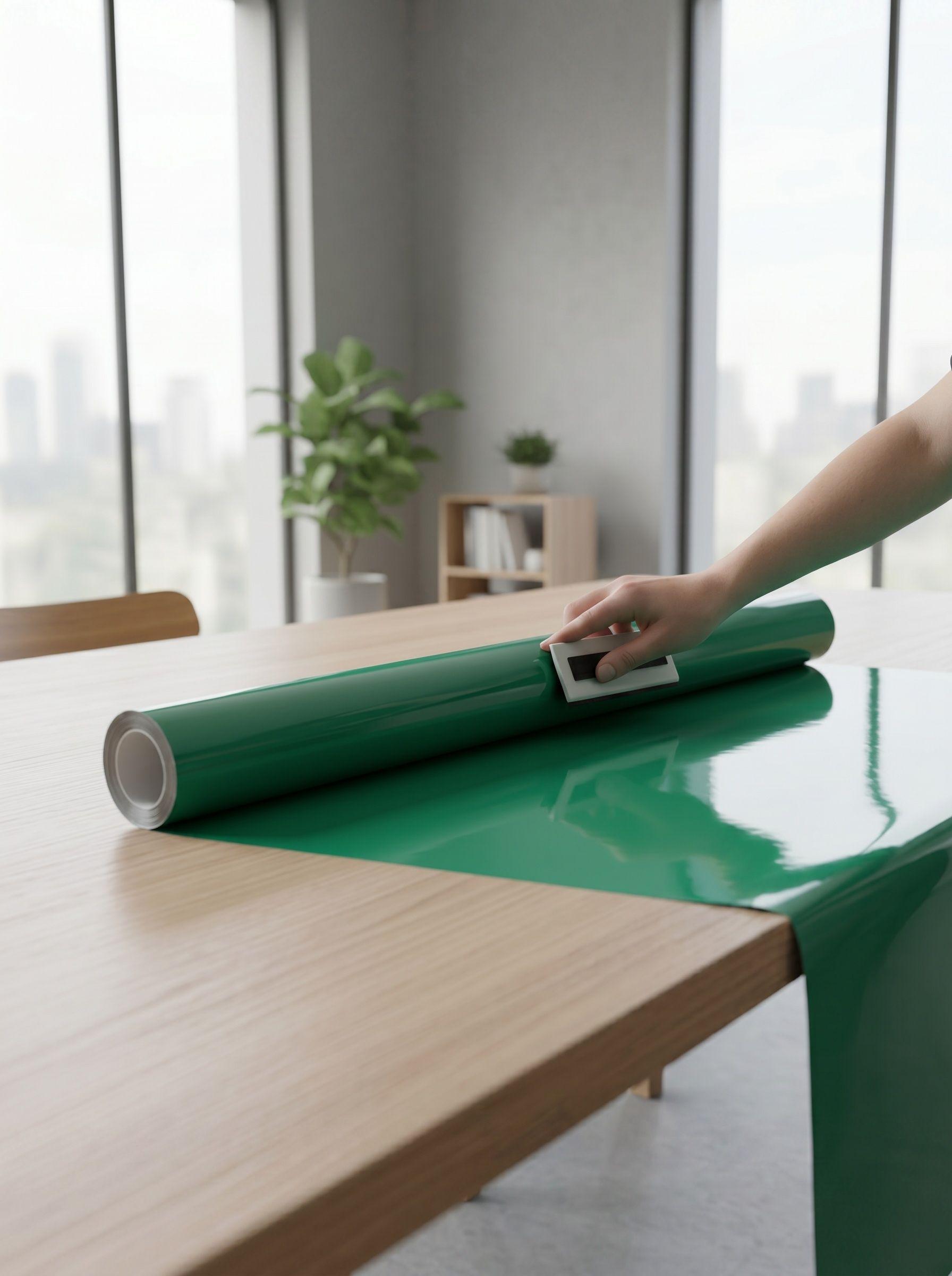 Vinilos Adhesivos De Corte Verde Suave 61 Cms X 5 Mts-2