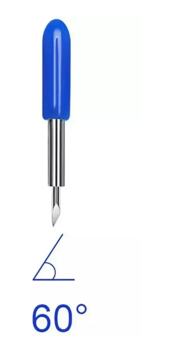 Cuchillas Para Plotter De Corte Roland Cricut X 3 Unidades ngulo de corte 60-0