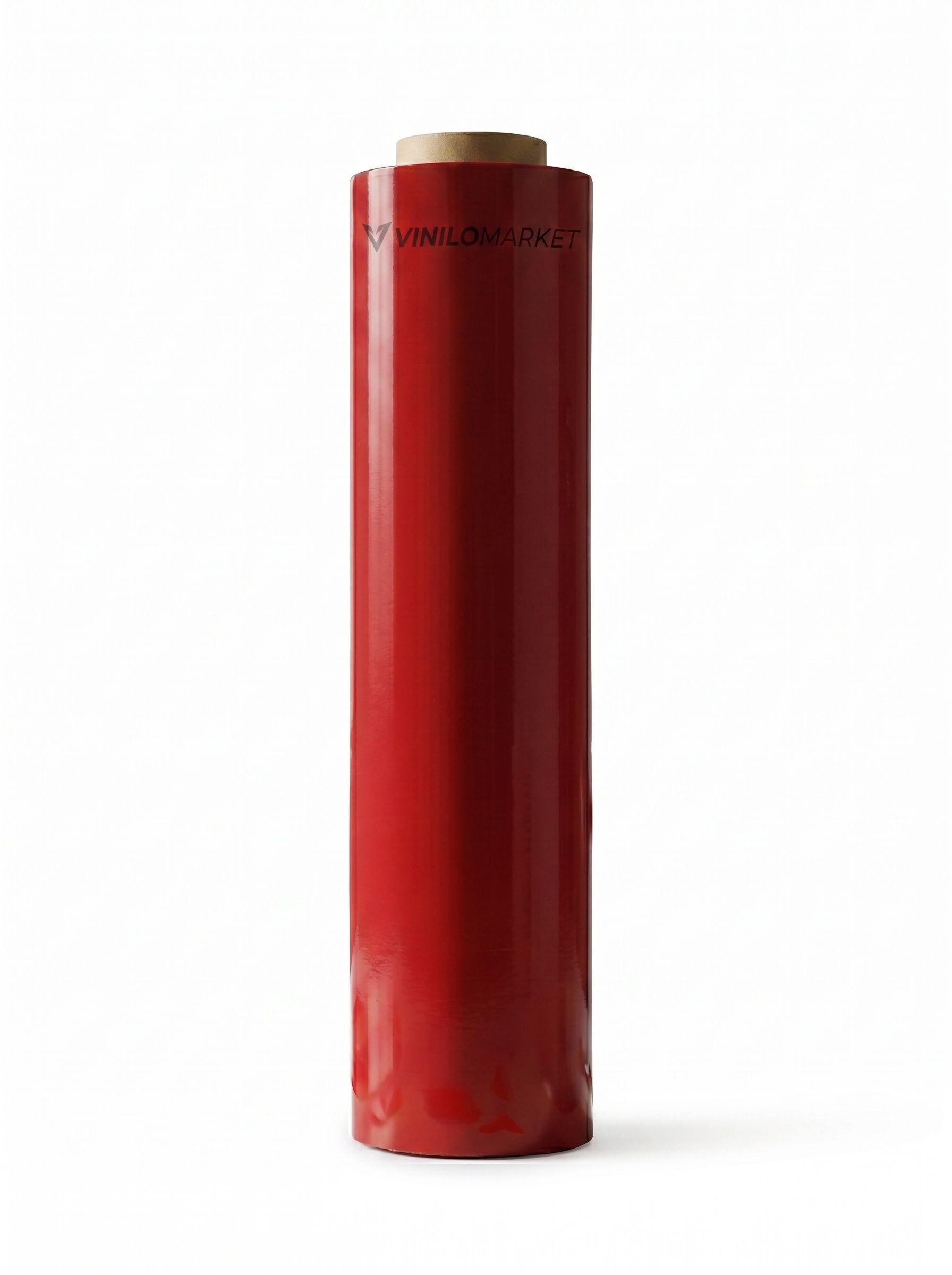 Vinilo Adhesivo De Corte Decorativo Rojo Cereza Mate 30 Cms X 5 Mts-2