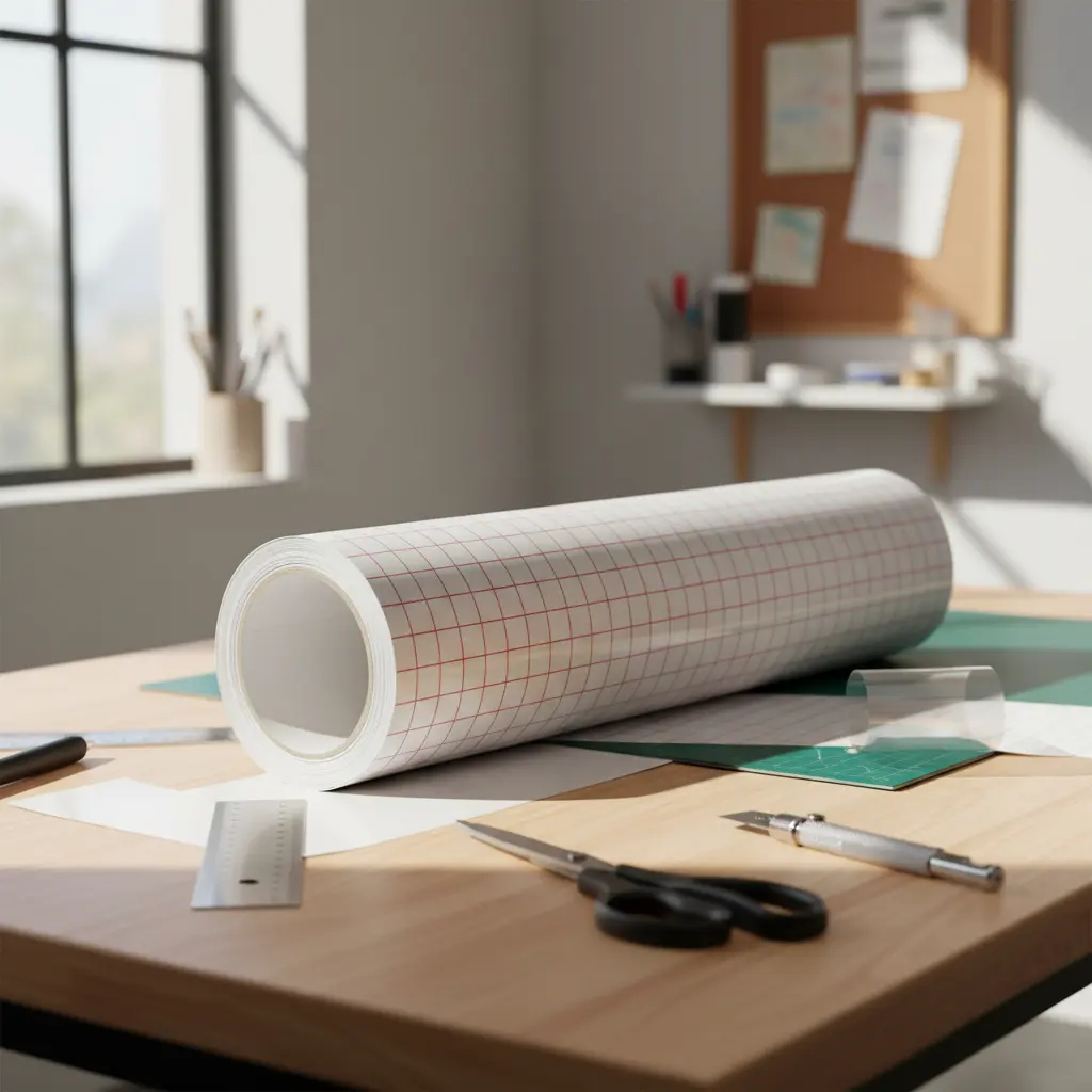 Papel De Traspaso Para Vinilos Reutilizable 3 Veces 30 Cm X 5 Mts-0