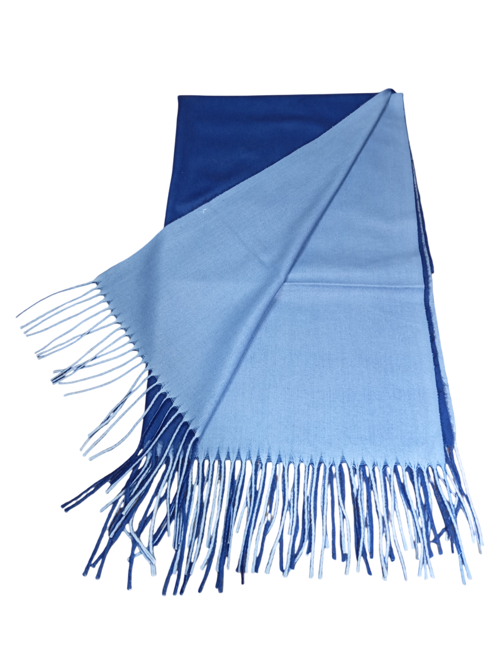 Bufanda Bicolor Tipo Cashmere 66 X 171 Cm-1