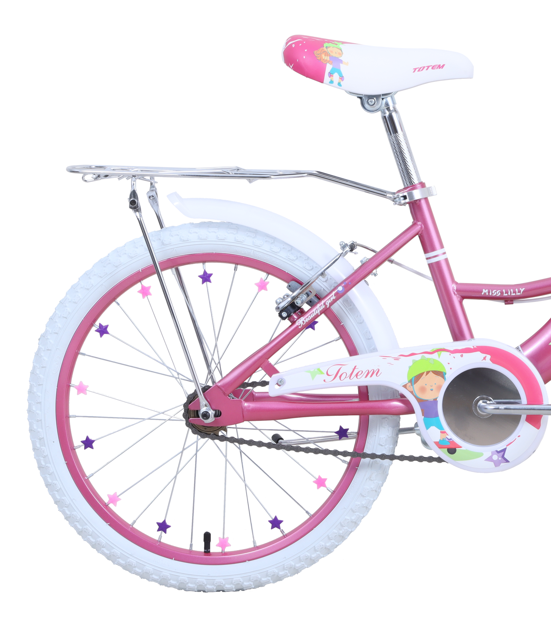 BICICLETA TOTEM INFANTIL ARO 20 MISS LILLY FUCSIA-3