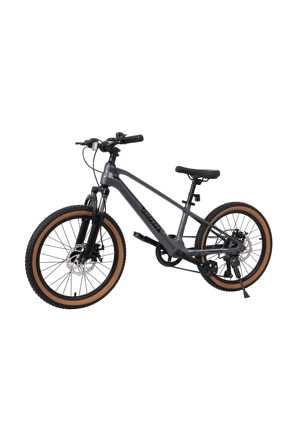 BICICLETA TOTEM MTB ARO 20 MODELO SPARK MAGNESIO GRIS-3
