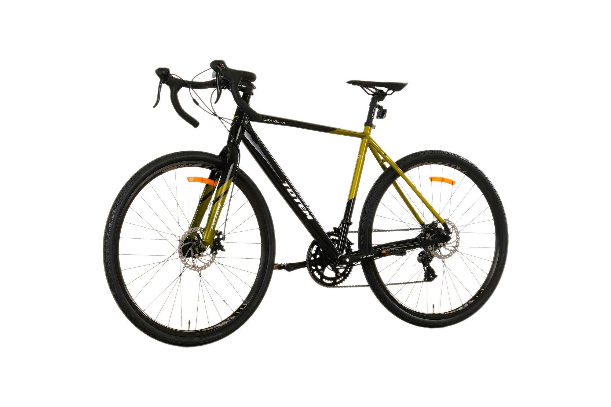 BICICLETA GRAVEL TOTEM 700*54 GRAVEL-X NEGRO VERDE-5