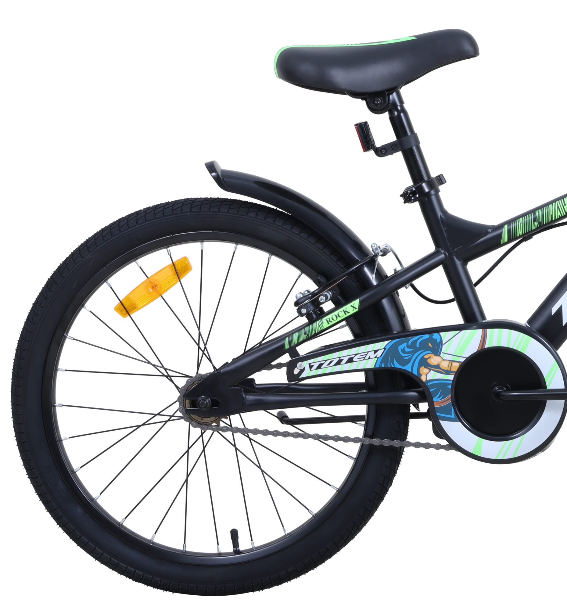 BICICLETA TOTEM INFANTIL ARO 20 ROCK-X NEGRO-3