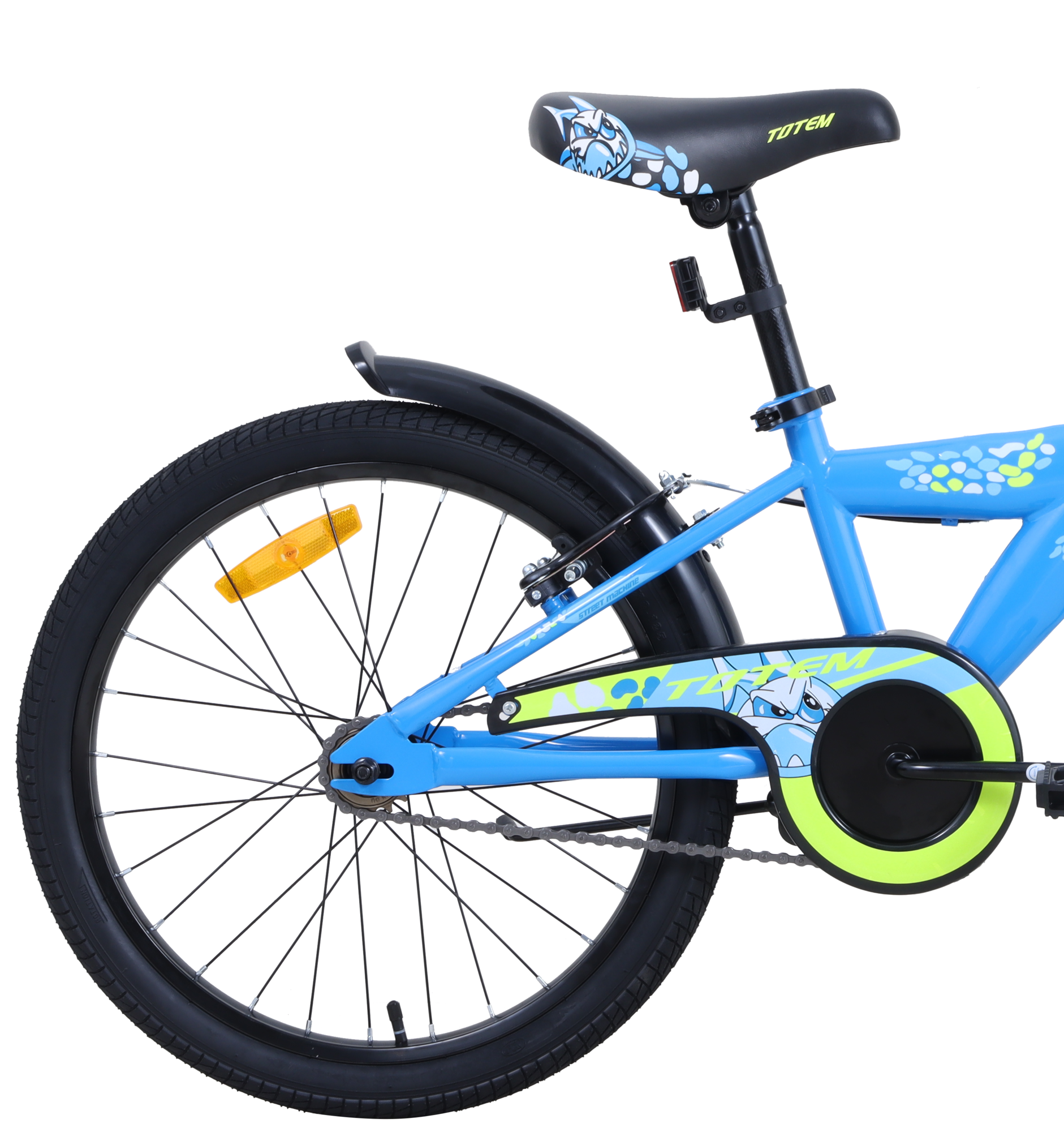 BICICLETA TOTEM INFANTIL ARO 20 ST MACHINE AZUL-3