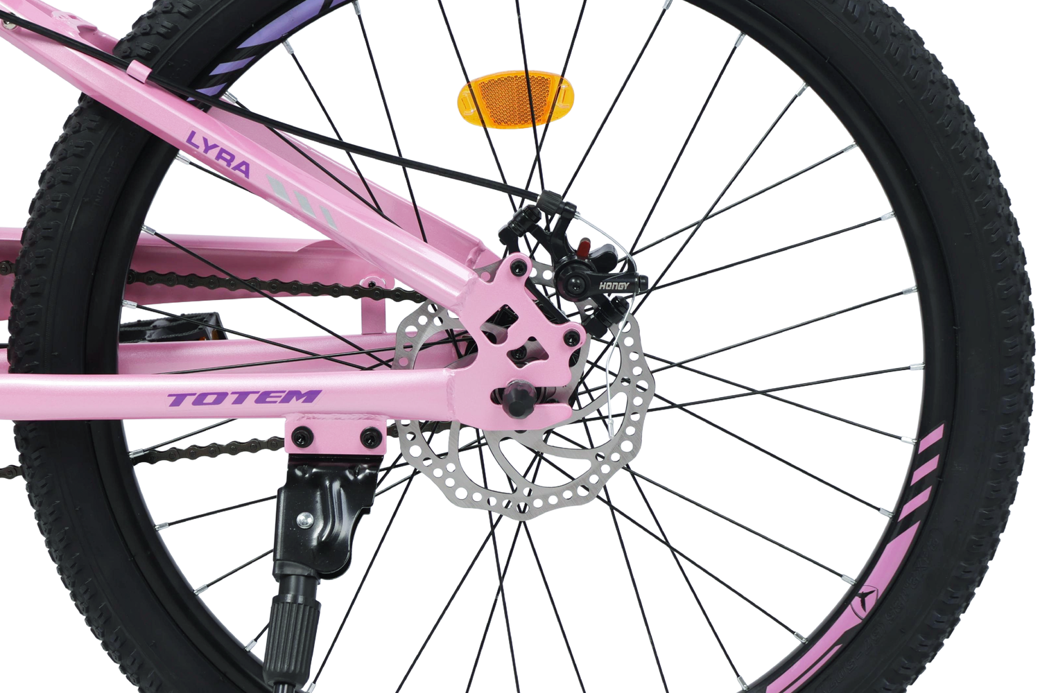 BICICLETA TOTEM MTB ARO 24 LYRA COLOR ROSADO-2
