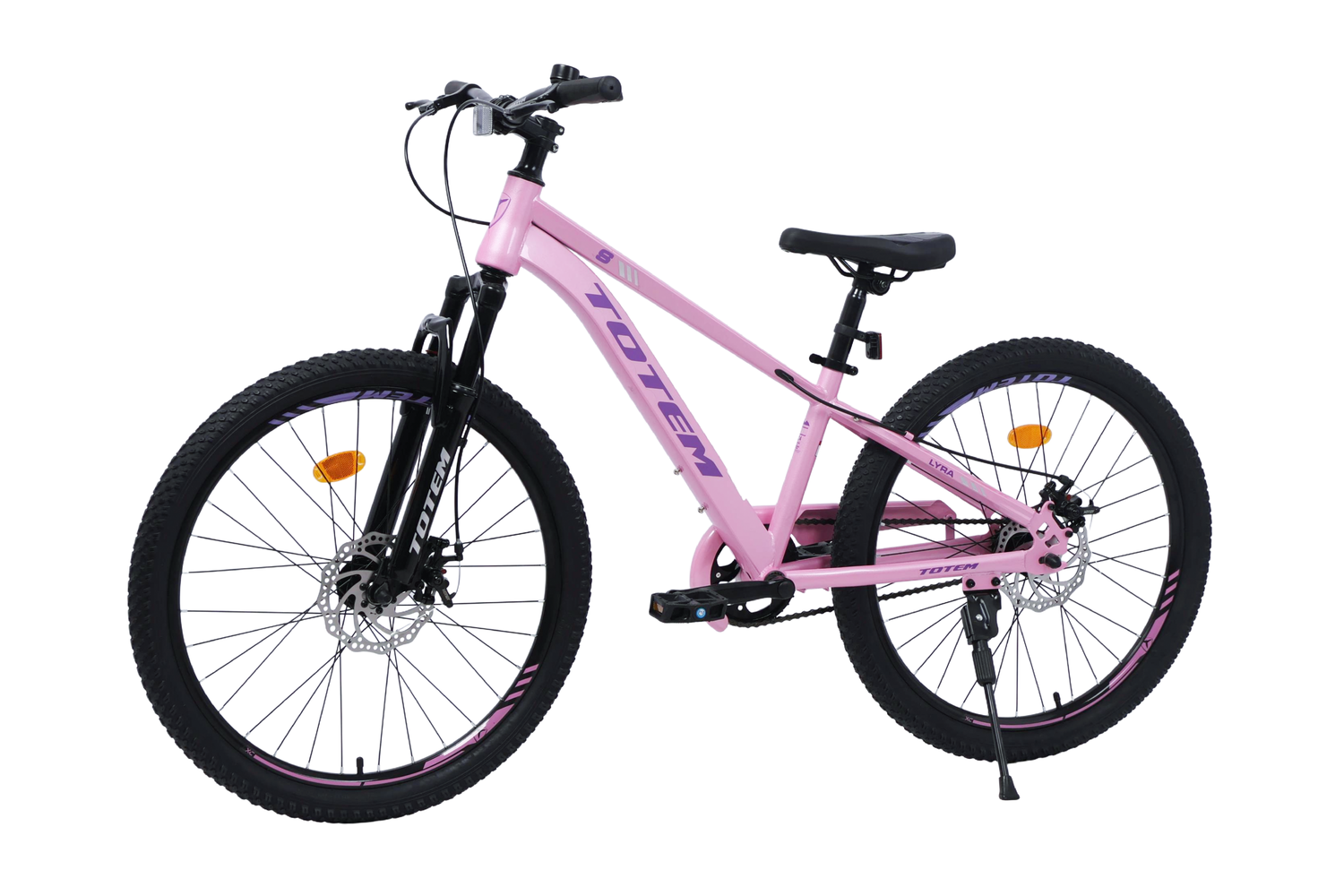BICICLETA TOTEM MTB ARO 24 LYRA COLOR ROSADO-3