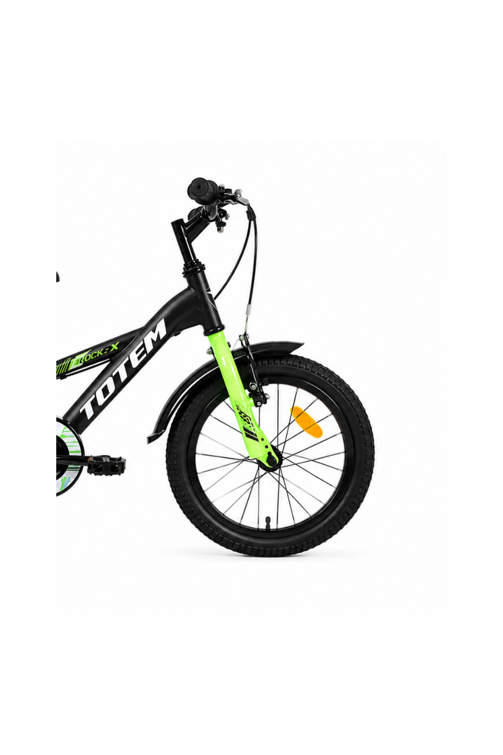 BICICLETA TOTEM INFANTIL ARO 16 ROCK-X COLOR NEGRO-2