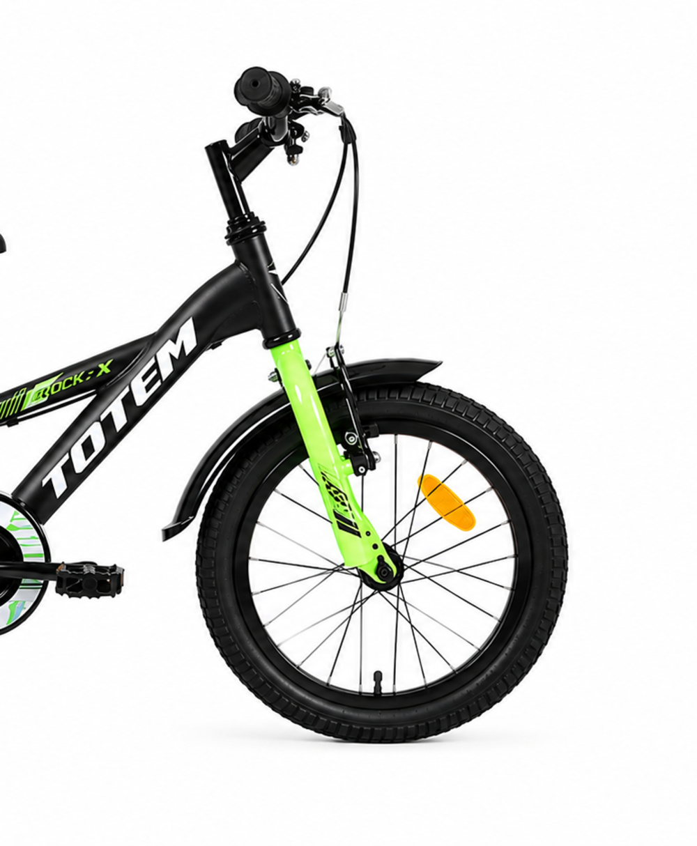 BICICLETA TOTEM INFANTIL ARO 16 ROCK-X COLOR NEGRO-3