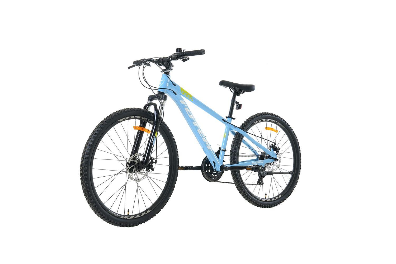 BICICLETA TOTEM MTB ARO 26 MODELO Y650 AZUL VERDE-4